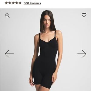 Skims seamless sculpt mid thigh bodysuit